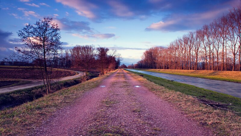 Dirt Path Beside Canal