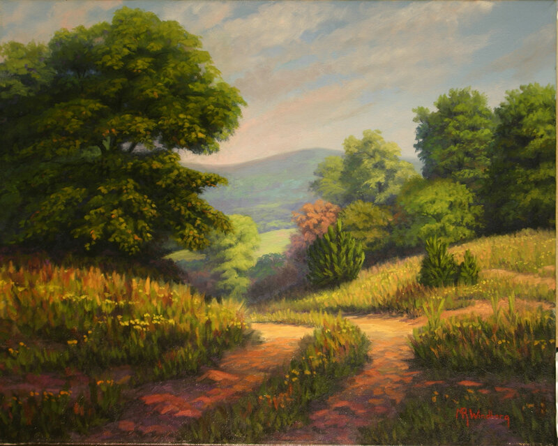 Dirt Path in Meadow