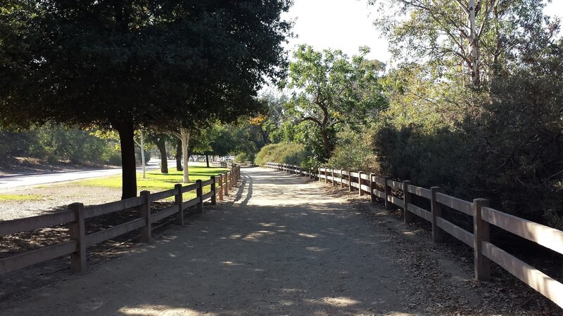 Dirt Path with Wooden Fence — Brown