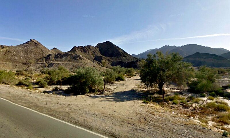 Dirt Road in Desert — Brown