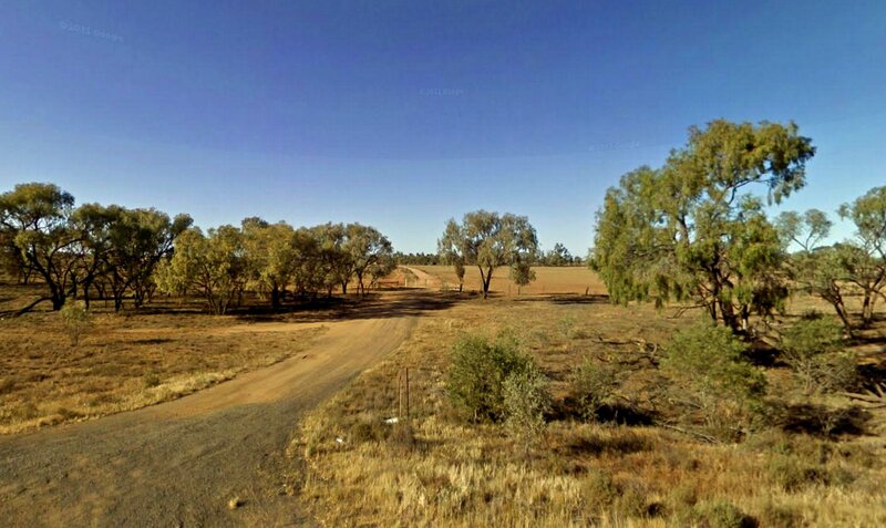 Dirt Road in Dry Landscape