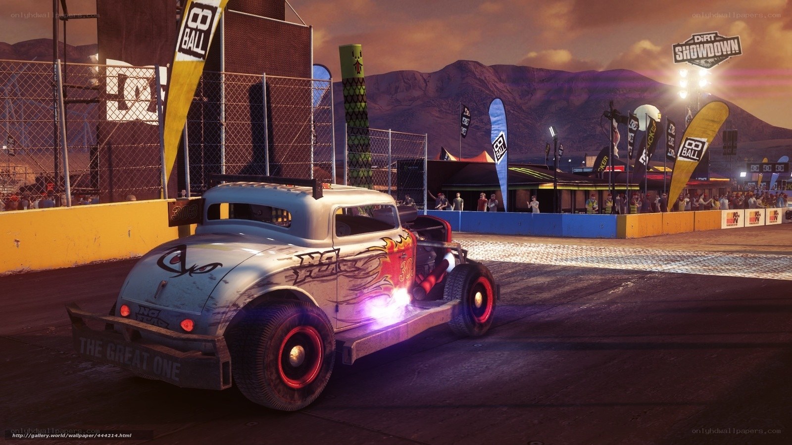 Dirt Showdown race car