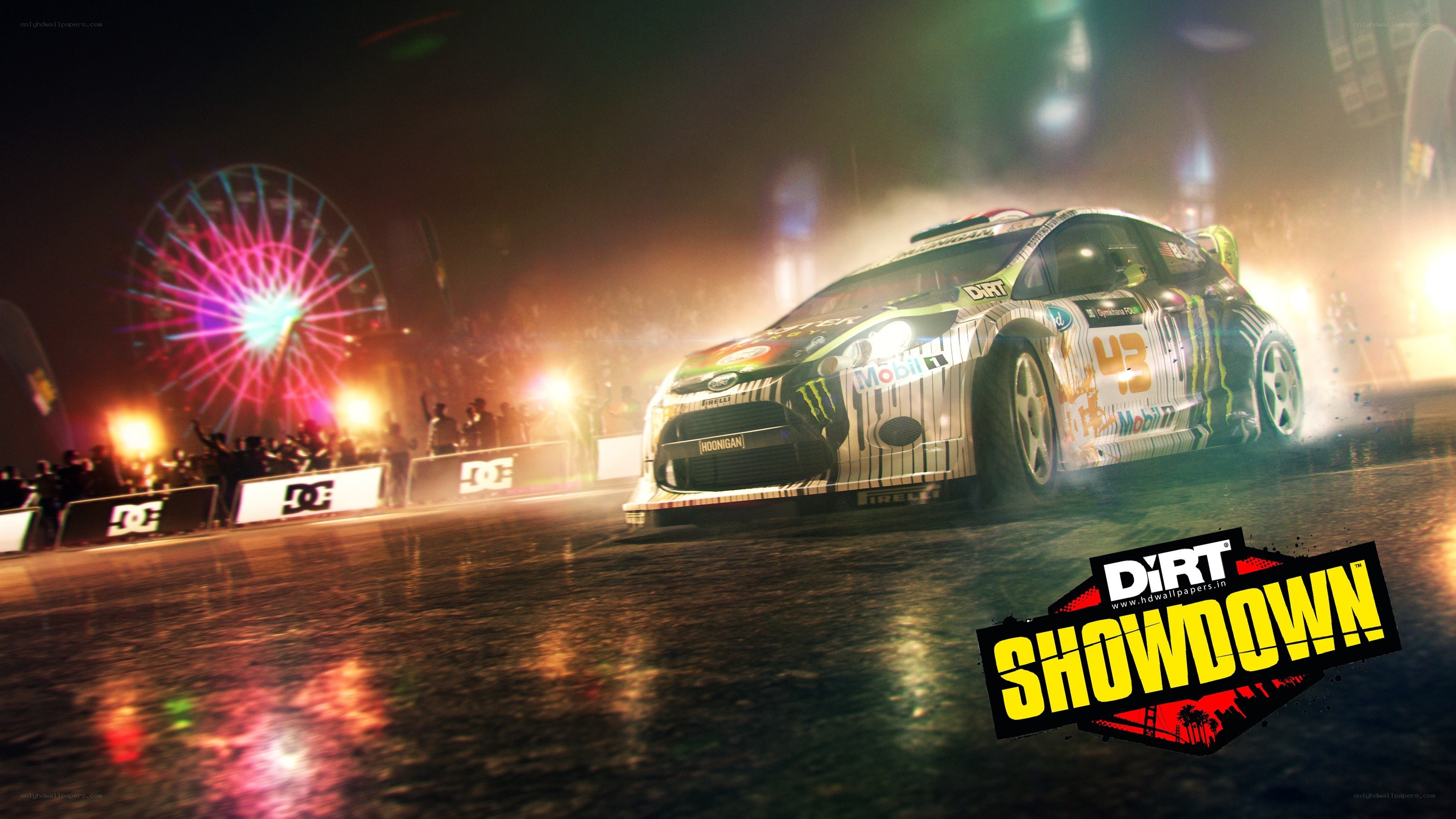 Dirt Showdown racing action