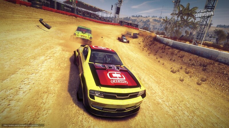 Dirt Showdown racing action
