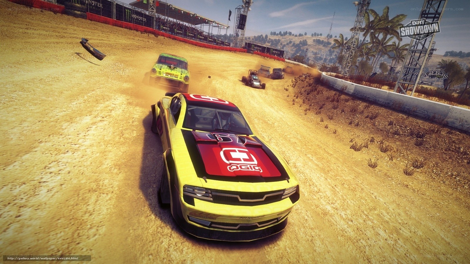 Dirt Showdown racing action