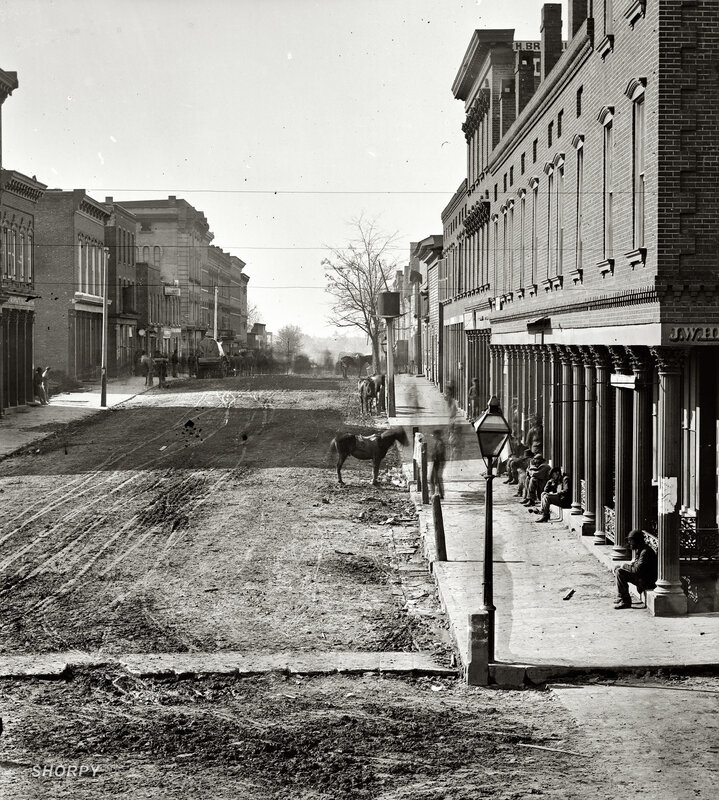 Dirt street in old town