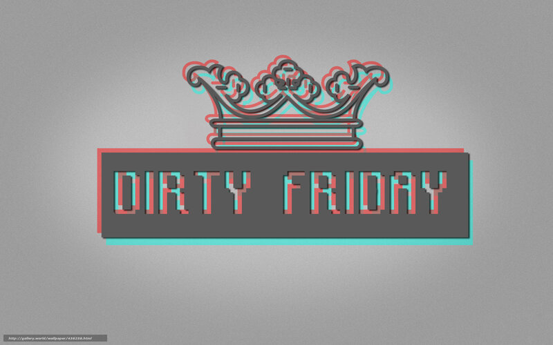 Dirty Friday logo with crown