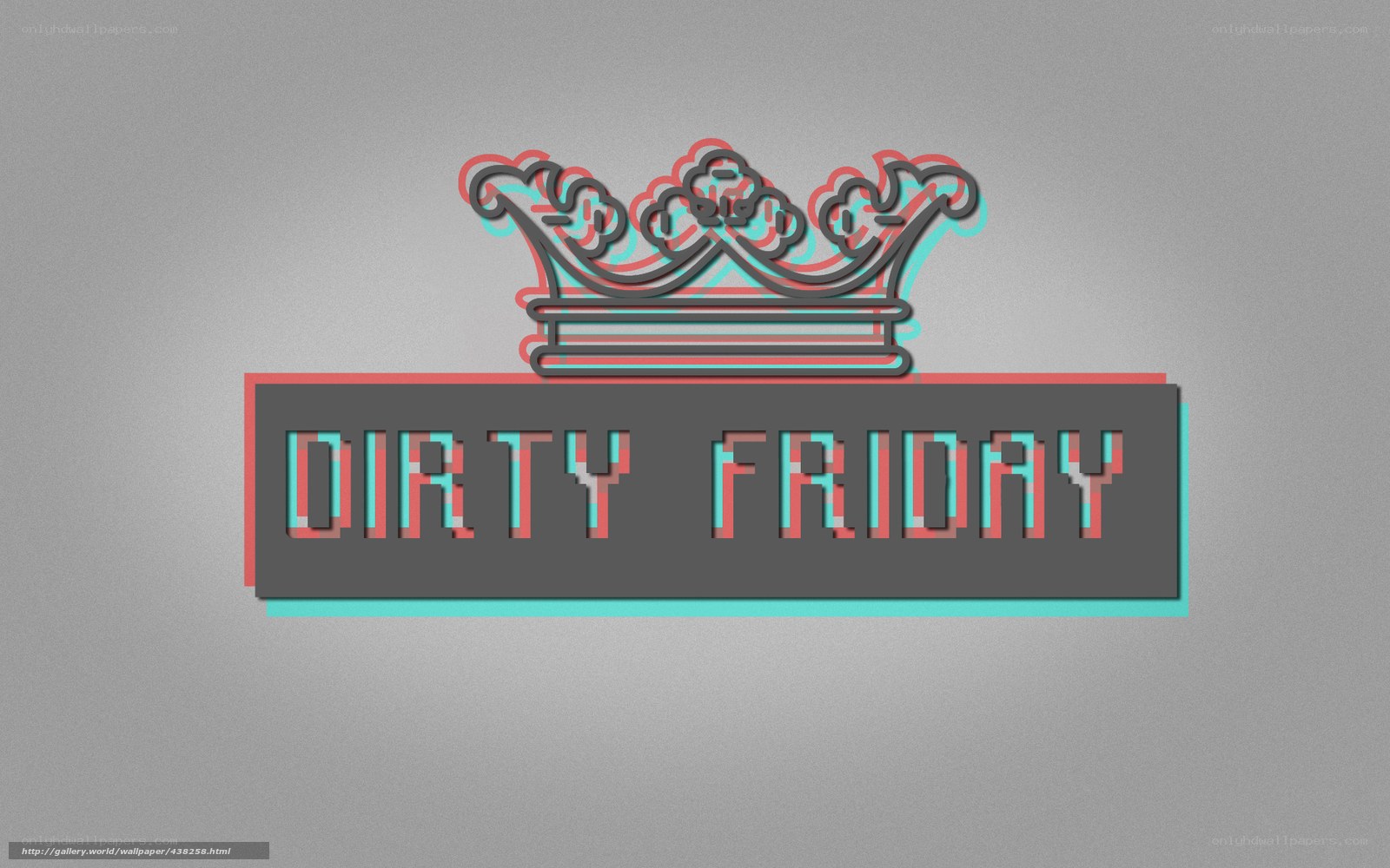 Dirty Friday logo with crown