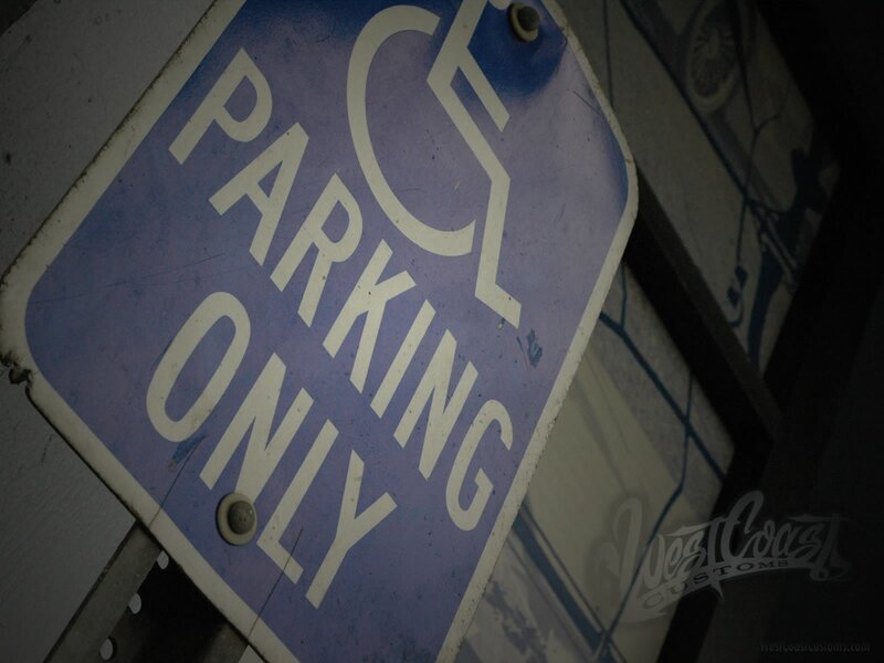 disabled parking only sign