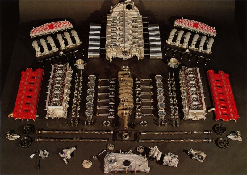 Disassembled Engine Parts