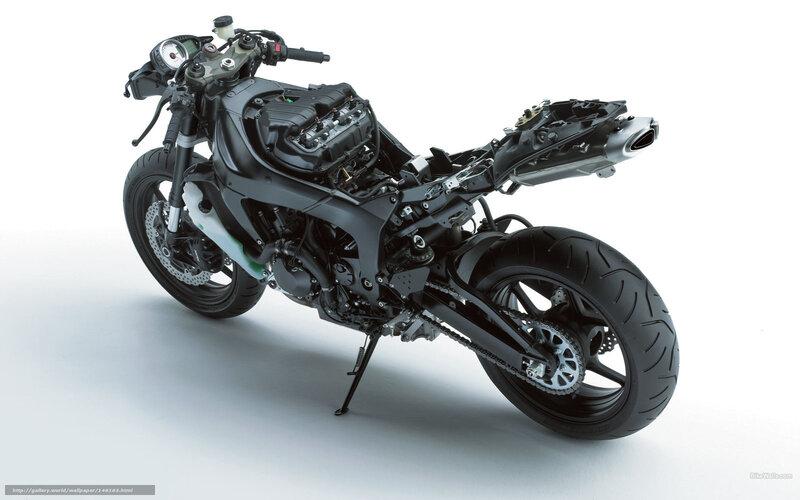 disassembled motorcycle engine