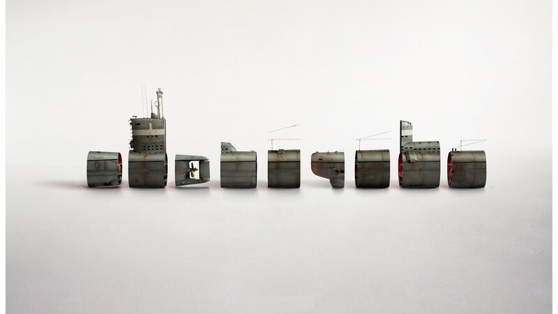 Disassembled Submarine Model — Gray