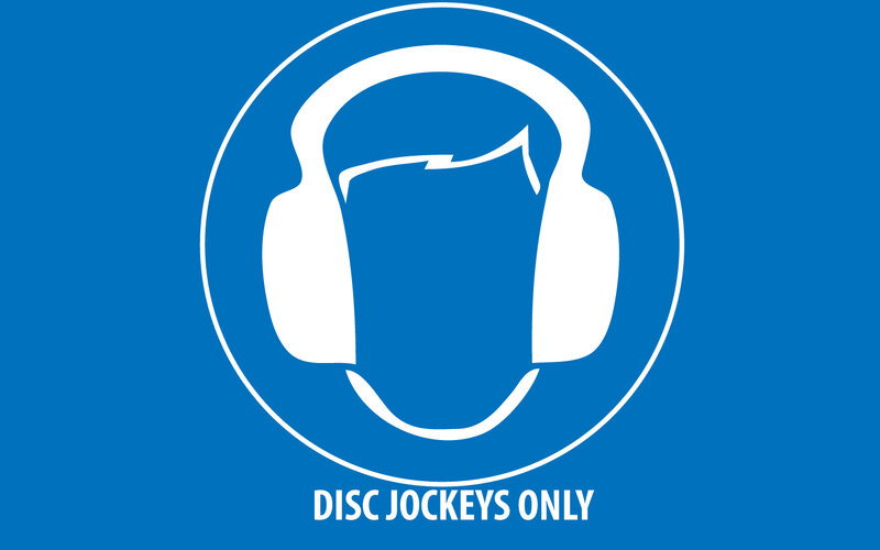 Disc Jockeys Only sign