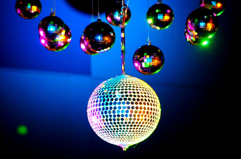 Disco Ball and Ornaments