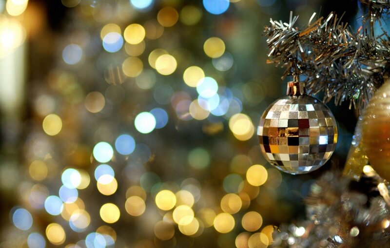Disco Ball Ornament — Gold