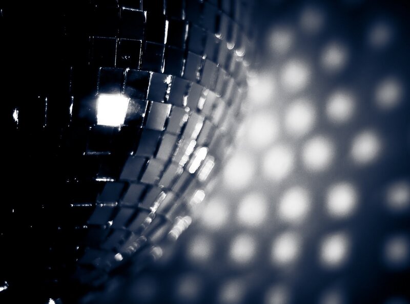 Disco Ball Reflection — Black