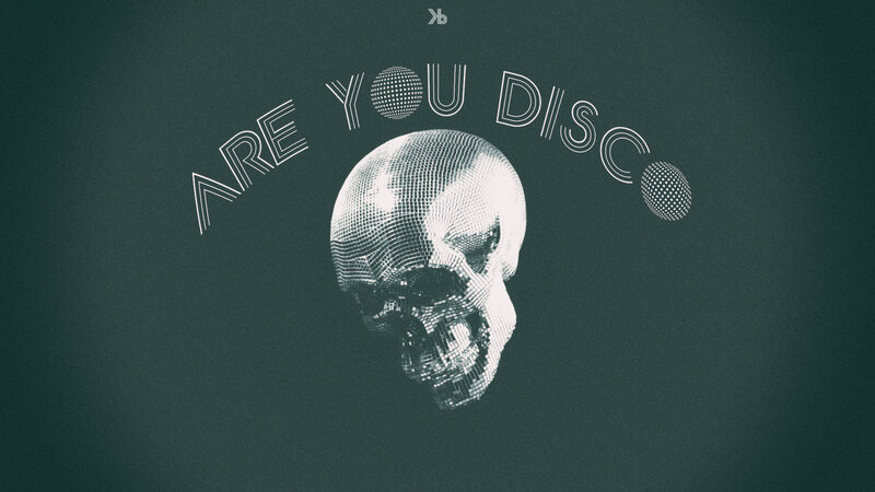 Disco Ball Skull — Green