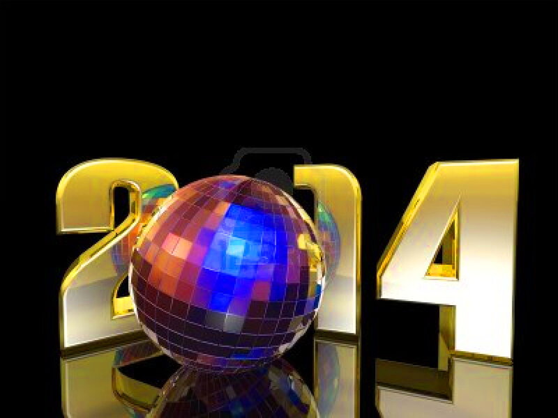 Disco Ball with Numbers