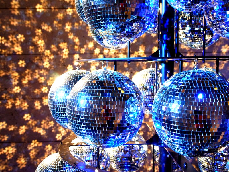 Disco Balls on Stand
