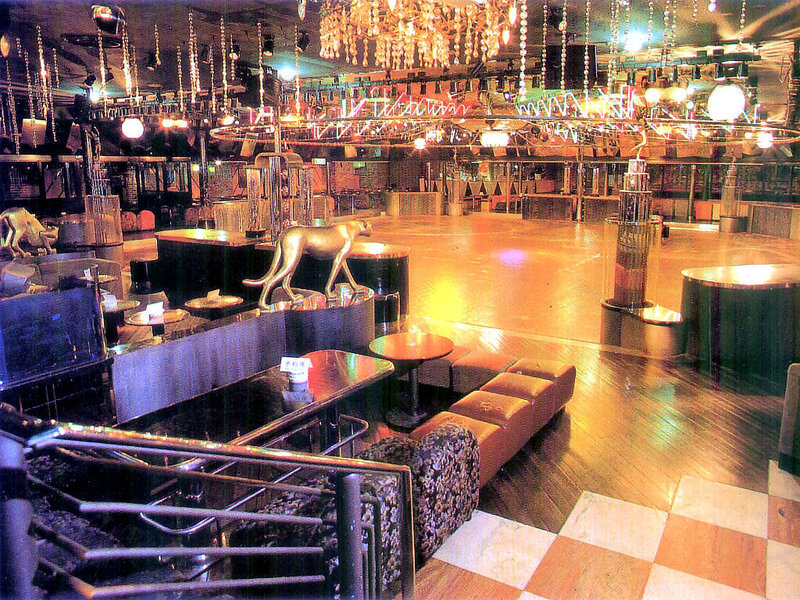 disco club interior with dance floor