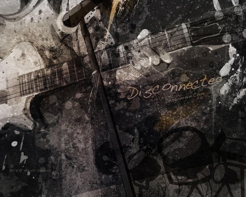 Disconnected guitar artwork