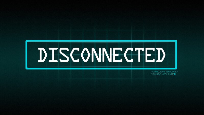 Disconnected status screen