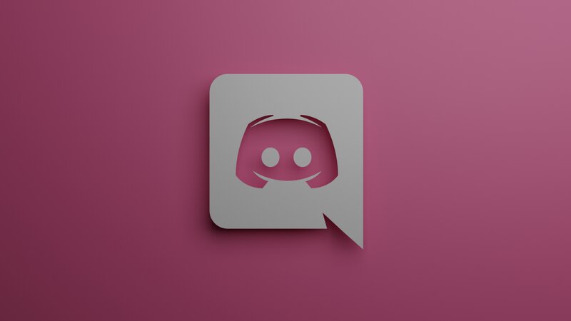 Discord Logo Icon — Pink