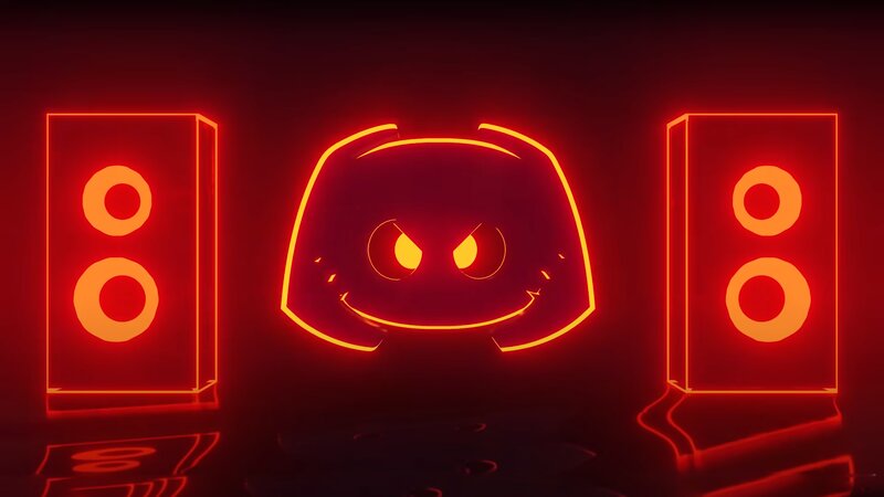 Discord Logo with Speakers