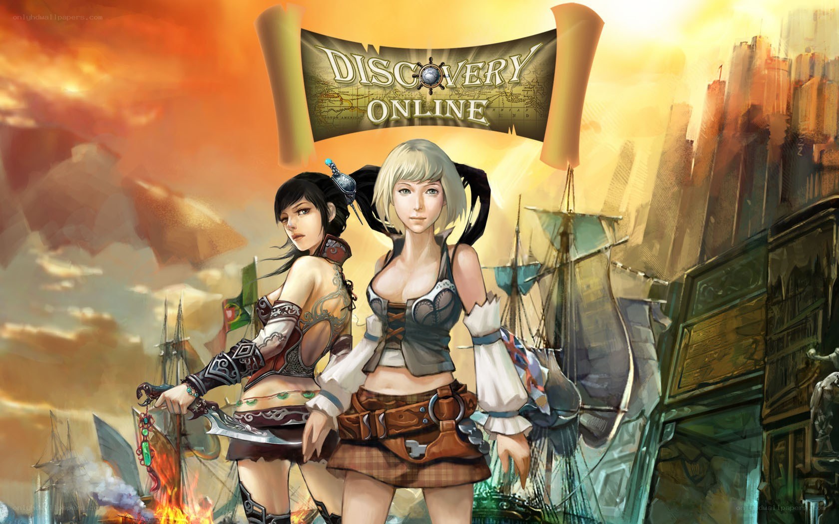 Discovery Online game art