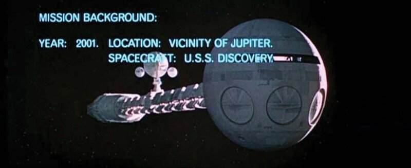 Discovery spacecraft near Jupiter