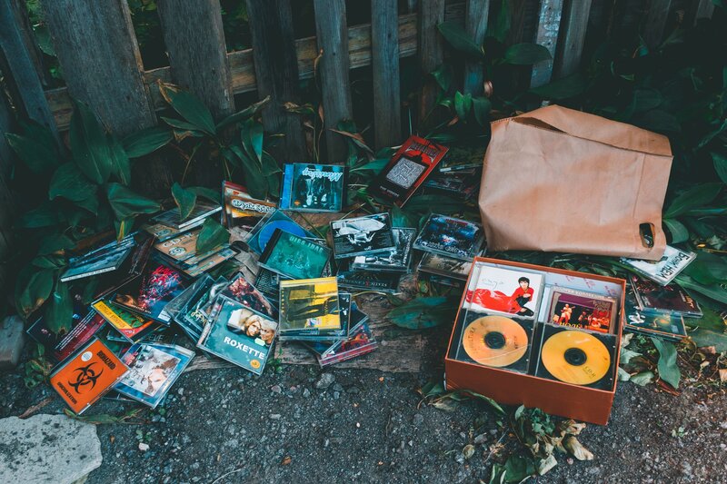 Discs and Case on Ground