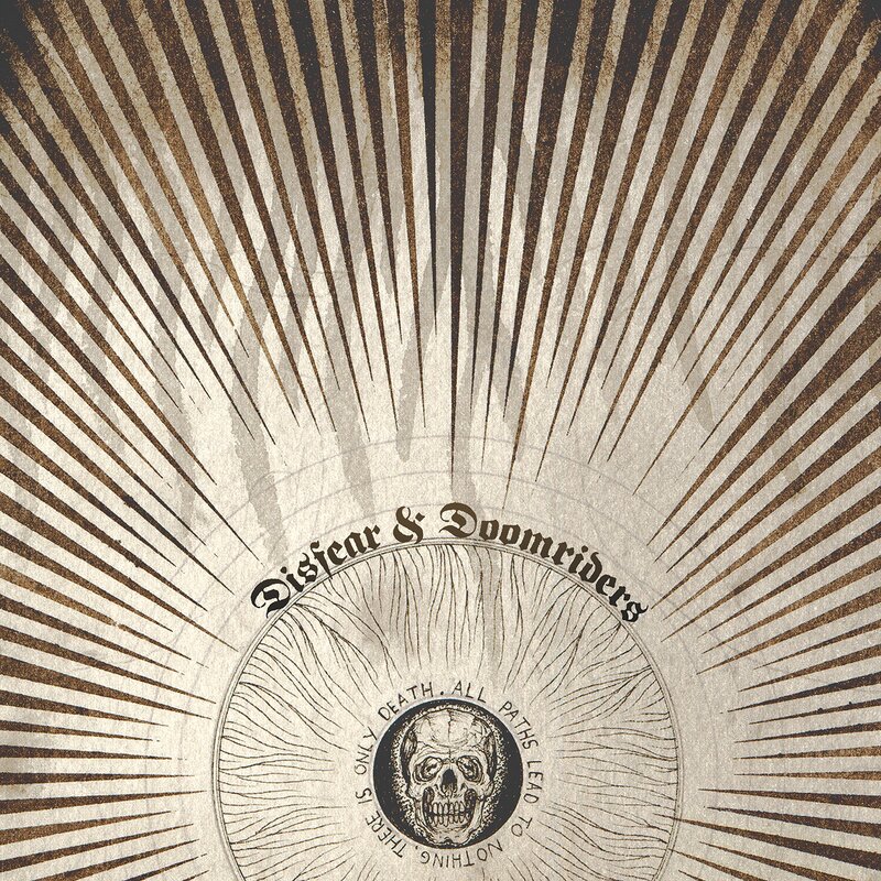 Disfear & Doomriders album cover