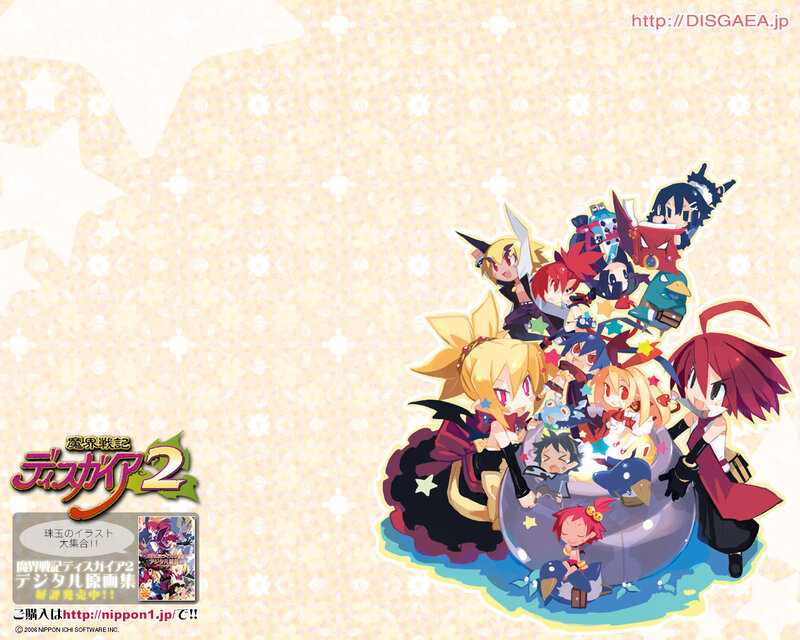 Disgaea 2 character art