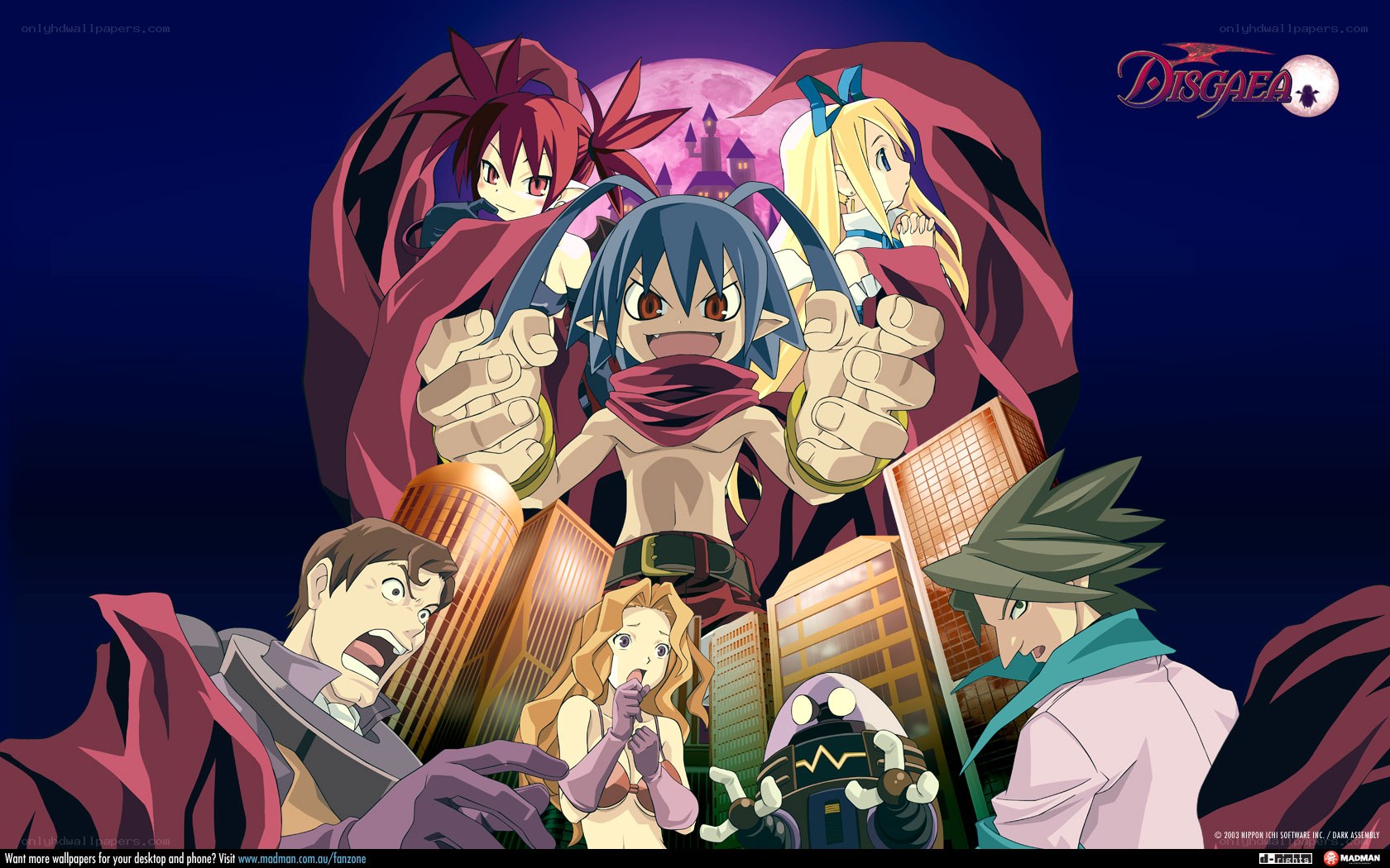 Disgaea anime character lineup