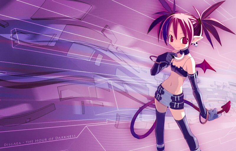 Disgaea character in dark fantasy