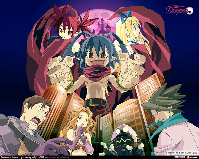 Disgaea game character lineup