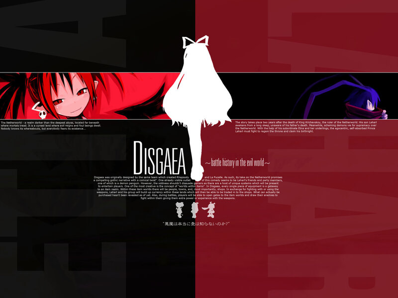 Disgaea game promotional art