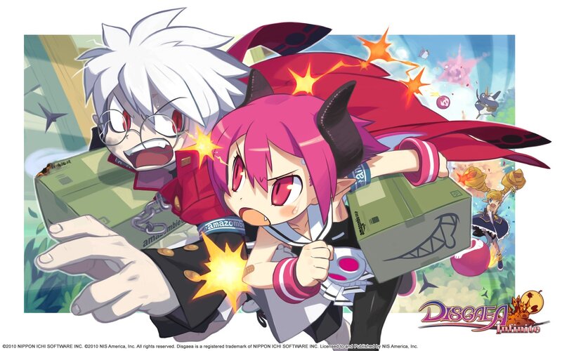 Disgaea Infinite characters in action