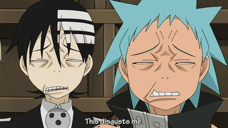 disgusted anime characters