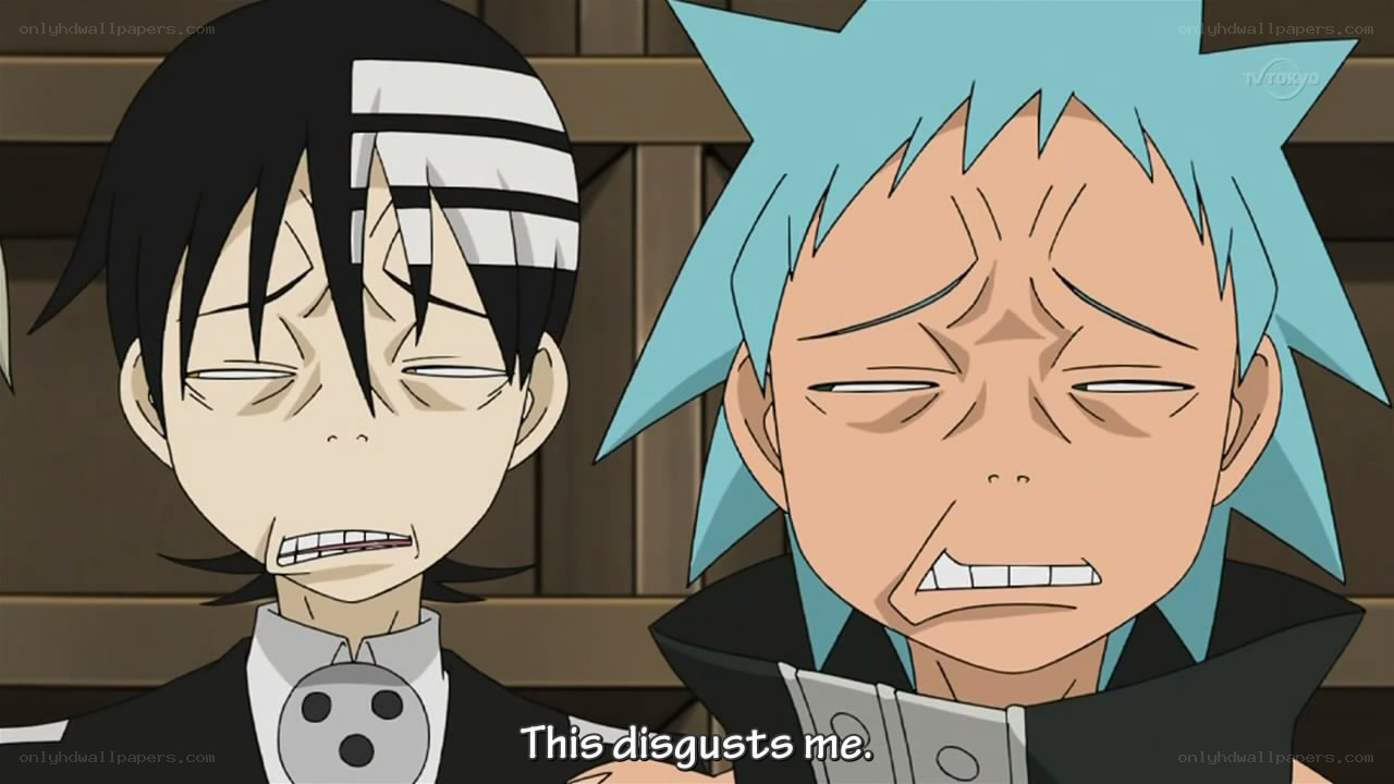 disgusted anime characters