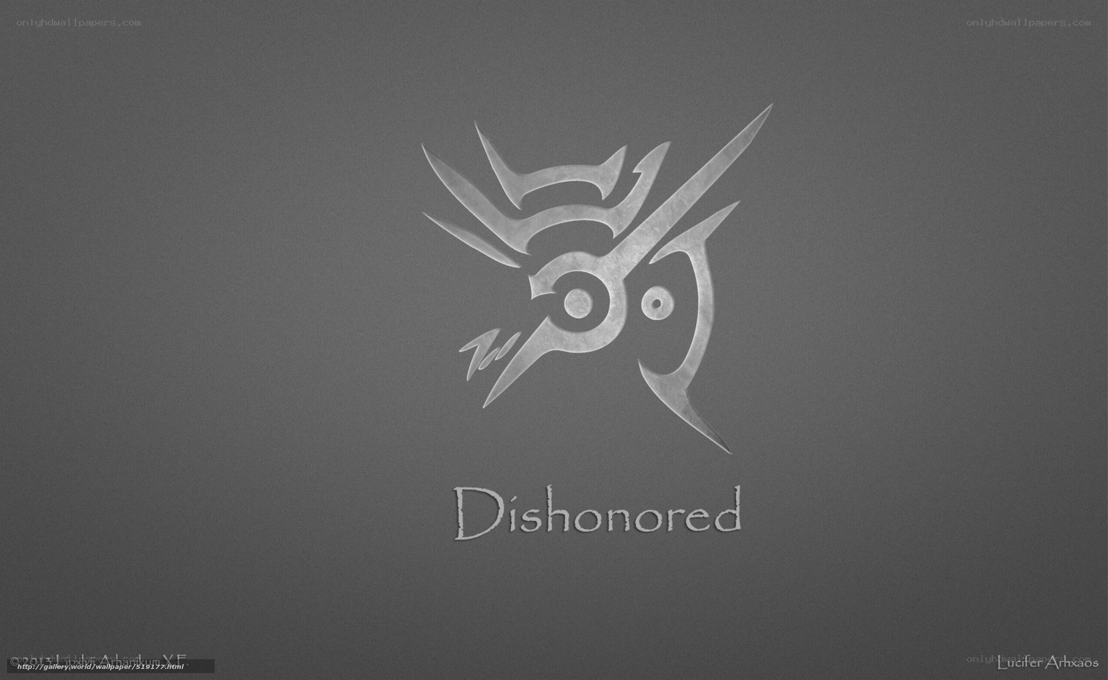 Dishonored logo wallpaper