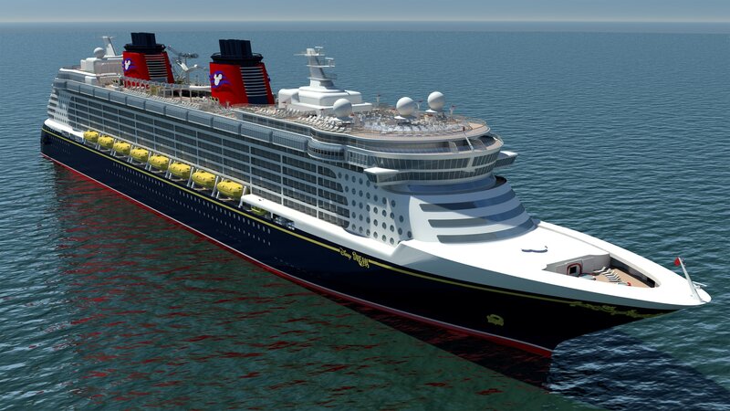 Disney Dream cruise ship at sea