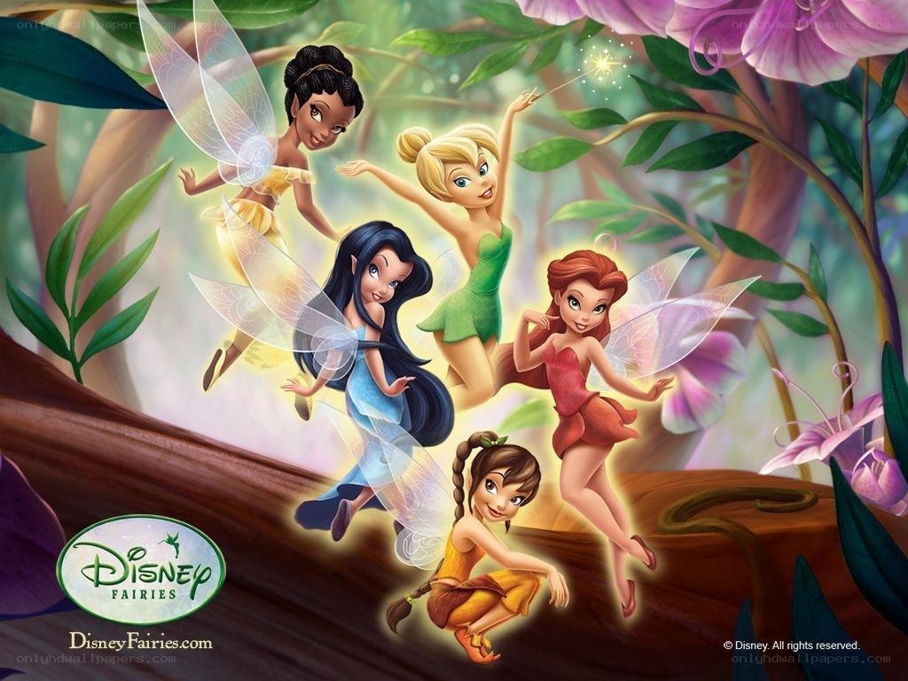 Disney Fairies in the forest