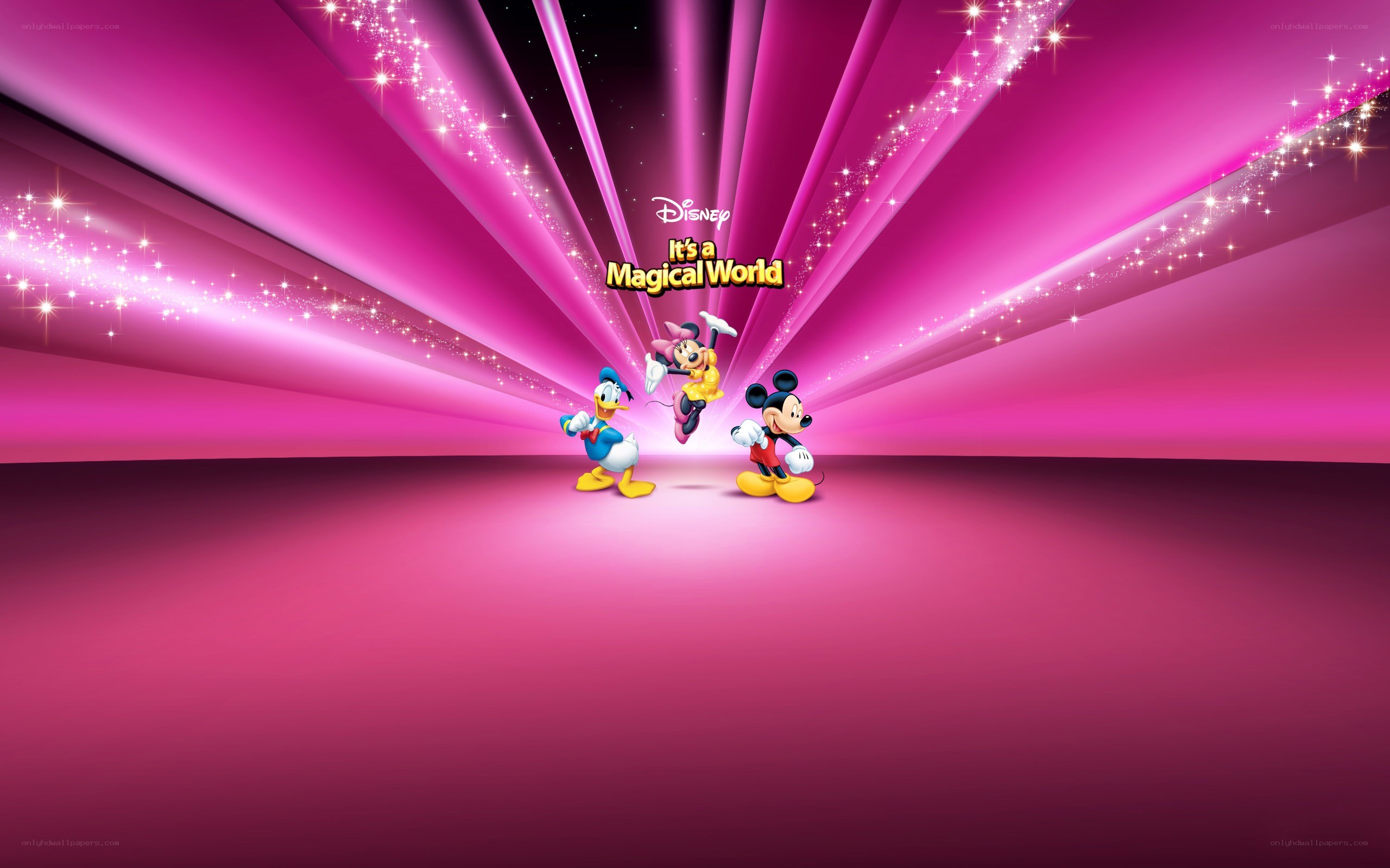 Disney magical world scene