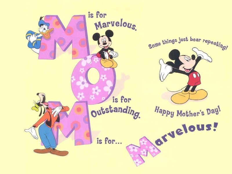Disney Mother's Day card