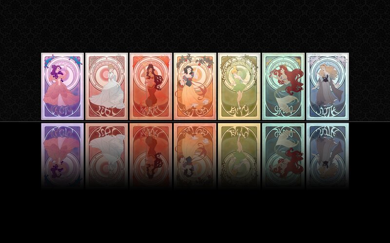 Disney Princess Tarot Cards