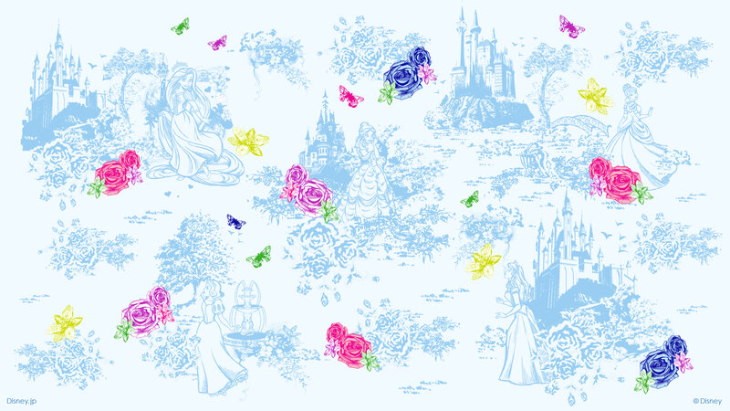 Disney Princesses and Castles