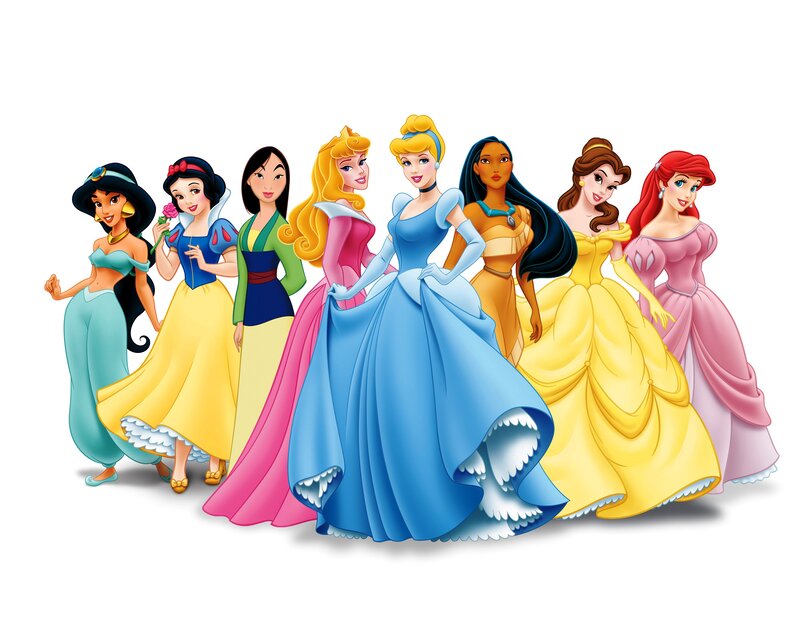 Disney Princesses — Blue