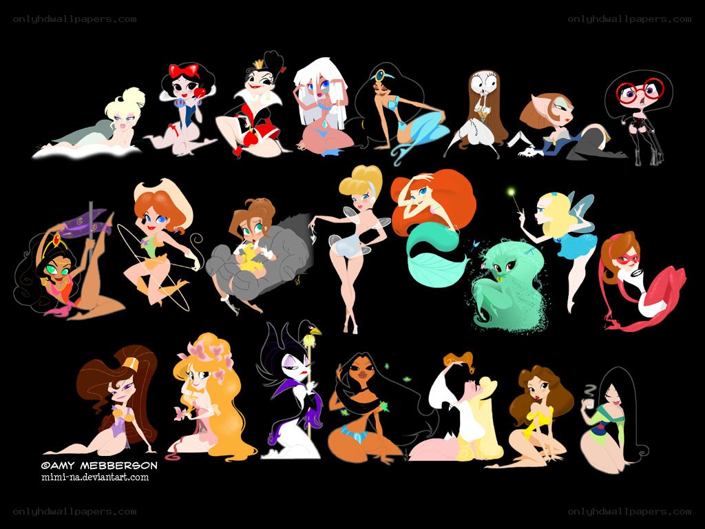 Disney Princesses Chibi Art