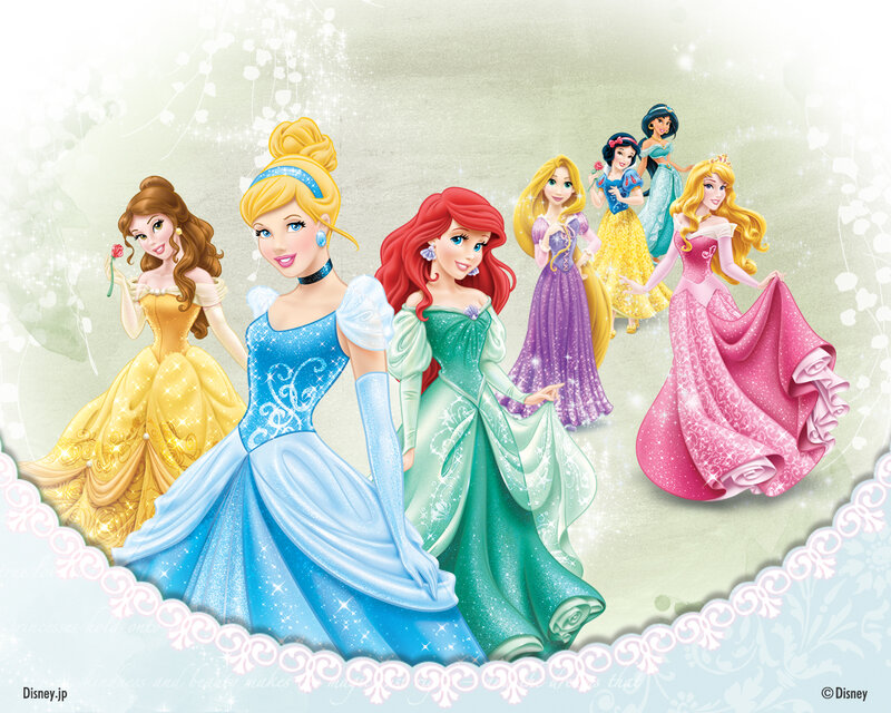 Disney Princesses Group — Blue, Magical